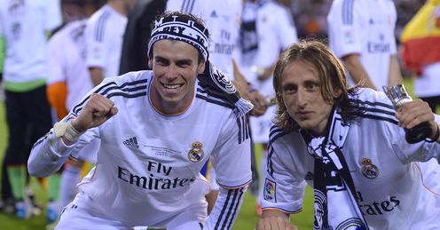 Bale & Modric: two former Tottenham stars will be in action for Real Madrid this weekend