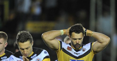 CASTLEFORD SUPER LEAGUE LUKE DORN FRANKIE MARIANO CASTLEFORD SUPER LEAGUE LUKE DORN FRANKIE MARIANO
