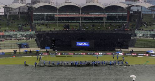 Rain ruins Dhaka finale