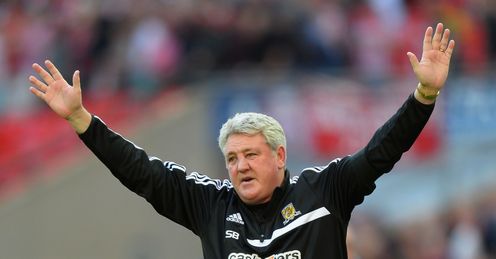 Bruce: appears on a loo seat ahead of FA Cup final