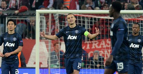 Down and out: Manchester United will not be in the Champions League next season