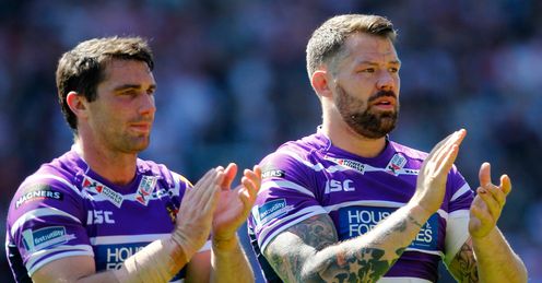 Jordan James Wigan Warriors Matty Smith Super League Jordan James Wigan Warriors Matty Smith Super League