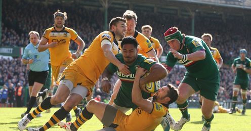 Manu Tuilagi Leicester Tigers Aviva Premiership Manu Tuilagi Leicester Tigers Aviva Premiership