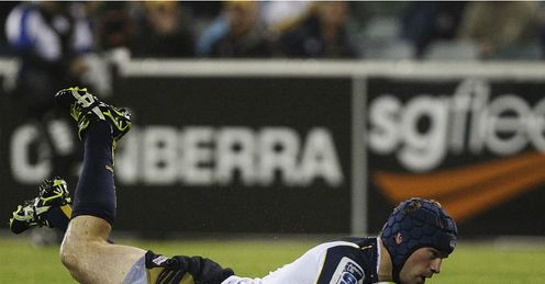 PAT MCCABE BRUMBIES TRY SUPER RUGBY PAT MCCABE BRUMBIES TRY SUPER RUGBY