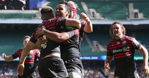 RUGBY RUGBY UNION HEINEKEN CUP RUGBY UNION TOURNAMENT CELEBRATIONS SARACENS V CLERMONT HEINEKEN CUP RUGBY RUGBY UNION HEINEKEN CUP RUGBY UNION TOURNAMENT CELEBRATIONS SARACENS V CLERMONT HEINEKEN CUP