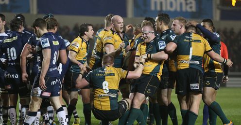 UNION CHALLENGE CUP Northampton Saints Sam Dickinson Amlin Cup UNION CHALLENGE CUP Northampton Saints Sam Dickinson Amlin Cup