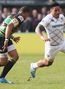 luther burrell manu tuilagi northampton leicester luther burrell manu tuilagi northampton leicester