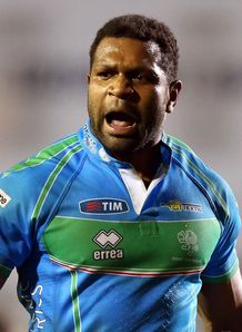 Manoa Vosawai in Treviso jersey Manoa Vosawai in Treviso jersey