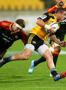 TJ Perenara of the Hurricanes v Chiefs TJ Perenara of the Hurricanes v Chiefs
