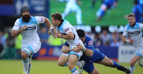 Glasgow Warrior s Chris Cusiter and Leinster s Mike Ross in action Glasgow Warrior s Chris Cusiter and Leinster s Mike Ross in action