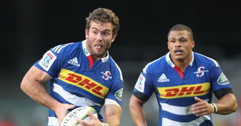 Jaco Taute alongside Juan de Jongh for the Stormers Jaco Taute alongside Juan de Jongh for the Stormers