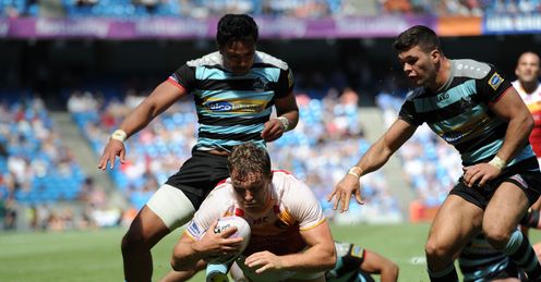 Elliott Whitehead London Broncos v Catalan Dragons Elliott Whitehead London Broncos v Catalan Dragons
