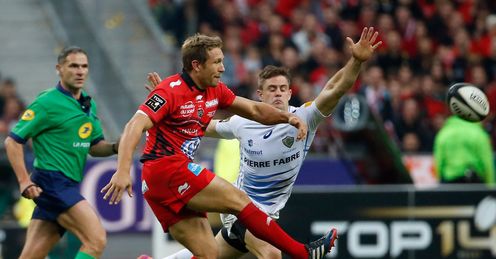 Toulon fly half Jonny Wilkinson drop Top 14 final v Castres Toulon fly half Jonny Wilkinson drop Top 14 final v Castres