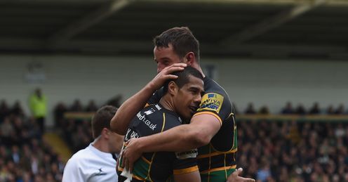 Ken Pisi Phil Dowson Northampton Saints Ken Pisi Phil Dowson Northampton Saints