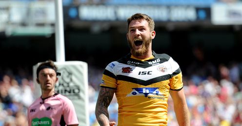 RUGBY LEAGUE MAGIC WEEKEND DAY TWO ETIHAD STADIUMn CASTLEFORD V WAKEFIELD DARYL CLARK CELEB RUGBY LEAGUE MAGIC WEEKEND DAY TWO ETIHAD STADIUMn CASTLEFORD V WAKEFIELD DARYL CLARK CELEB