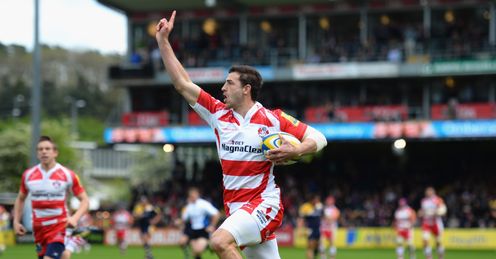 Rugby union Aviva Premiership Gloucester Jonny May Rugby union Aviva Premiership Gloucester Jonny May