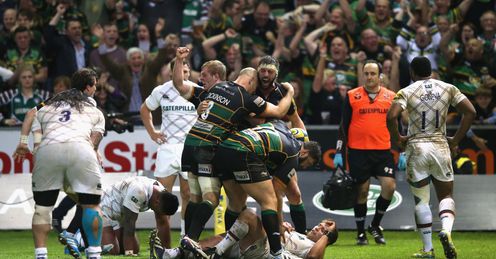 Tom Wood Northampton Aviva Premiership Tom Wood Northampton Aviva Premiership