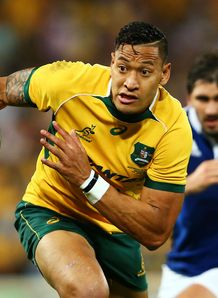 ISRAEL FOLAU AUSTRALIA FRANCE 1ST TEST 2014 ISRAEL FOLAU AUSTRALIA FRANCE 1ST TEST 2014