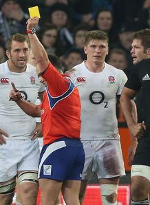 Jaco Peyper sends off Owen Farrell NZ v Eng June 2014 Jaco Peyper sends off Owen Farrell NZ v Eng June 2014