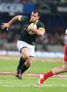 South Africa hooker Bismarck du Plessis carrying against Wales South Africa hooker Bismarck du Plessis carrying against Wales