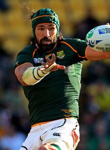 Victor Matfield at Rugby World Cup 2011 Victor Matfield at Rugby World Cup 2011