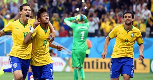 Brazil got off to a winning World Cup start - after a dubious penalty call was awarded in their favour