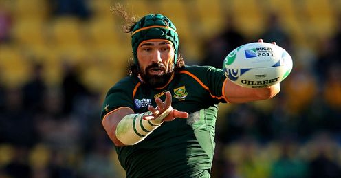 Victor Matfield at Rugby World Cup 2011 Victor Matfield at Rugby World Cup 2011