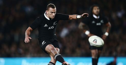 Aaron Cruden New Zealand England Eden Park Auckland All Blacks Rugby union Aaron Cruden New Zealand England Eden Park Auckland All Blacks Rugby union