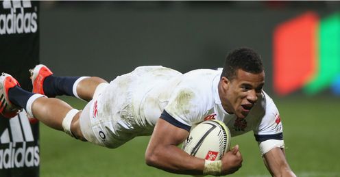 ANTHONY WATSON ENGLAND TRY V CRUSADERS ANTHONY WATSON ENGLAND TRY V CRUSADERS