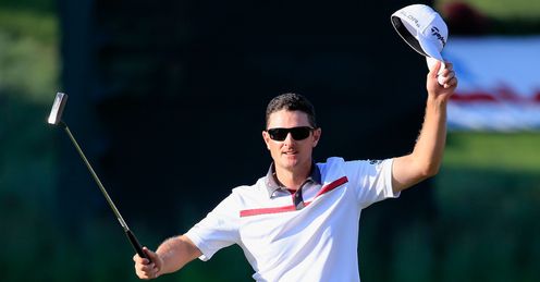 There was elation for Rose as he claimed his first tournament win of the year