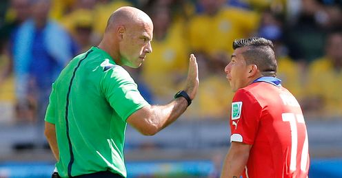Howard Webb was decisive in Belo Horizonte on Saturday, says Martin
