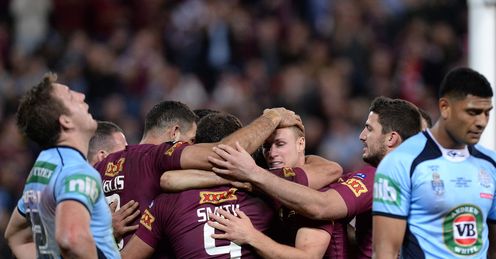 Cameron Smith try Queensland v New South Wales Cameron Smith try Queensland v New South Wales