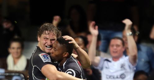 Etienne Oosthuizen Tonderai Chavhanga Sharks Etienne Oosthuizen Tonderai Chavhanga Sharks