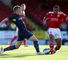 James Ward-Prowse (l): Tries to skip past Louis Thompson
