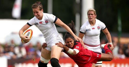 Emily Scarratt England v Canada RWC 2014 Emily Scarratt England v Canada RWC 2014