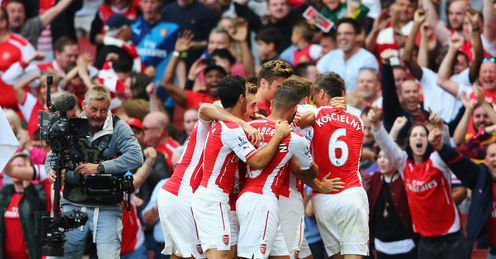Arsenal: got their season off to a winning start
