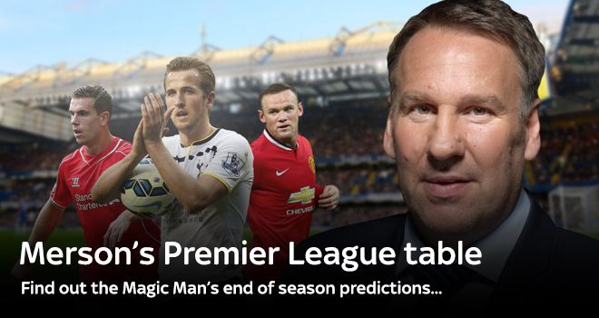Merson's Premier League table - Find out the Magic Man's end of season predictions...