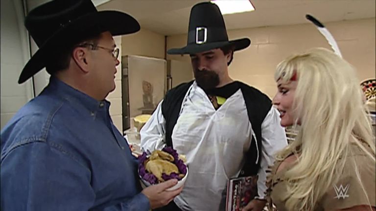 Wwe Thanksgiving Food Fights Video Watch Tv Show Sky Sports