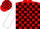 Red, Black 'MCCARTY RACING', Black Blocks on White Sleeves