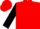 Red and Black Halves, Black Sleeves, Red Cap