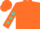 Burnt Orange, Turquoise Belt, Turquoise Diamonds on Sleeves, Turquoise