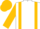 White, Gold Braces and F, Gold Cuffs on Sleeves, White and Gold Cap