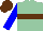 Eton Blue, Brown Hoop, Blue Sleeves, Brown Cap