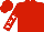 Red, White stars on sleeves