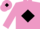 Mauve, Black diamond and diamond on cap