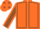 Orange, Brown seams, Brown sleeves, Orange seams, Orange cap, Brown spots