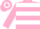 Pink, White hoops, Pink sleeves, hooped cap