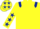 Yellow, Dark Blue epaulets, Yellow sleeves, Dark Blue stars and stars on cap