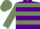 Purple, Sea Green hoops, Sea Green sleeves and cap