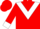 Red, white M, white chevron & cuffs